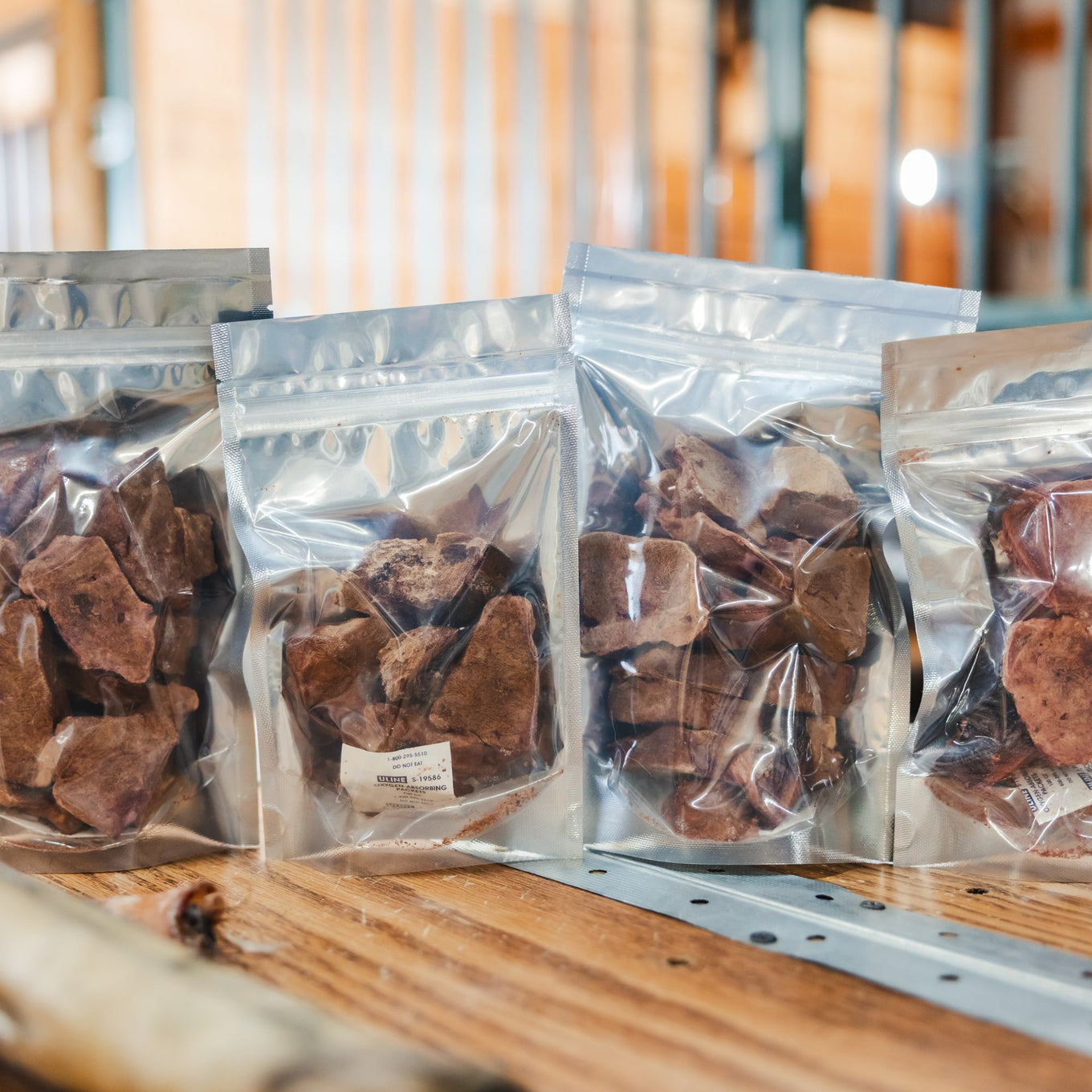 Single ingredient freeze-dried liver bites for dogs by Ugly Chews