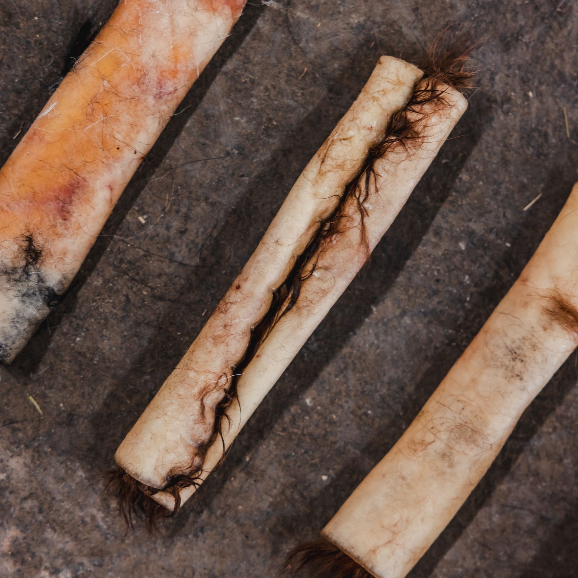 Natural whole hide roll for dogs – Ugly Chews large chew