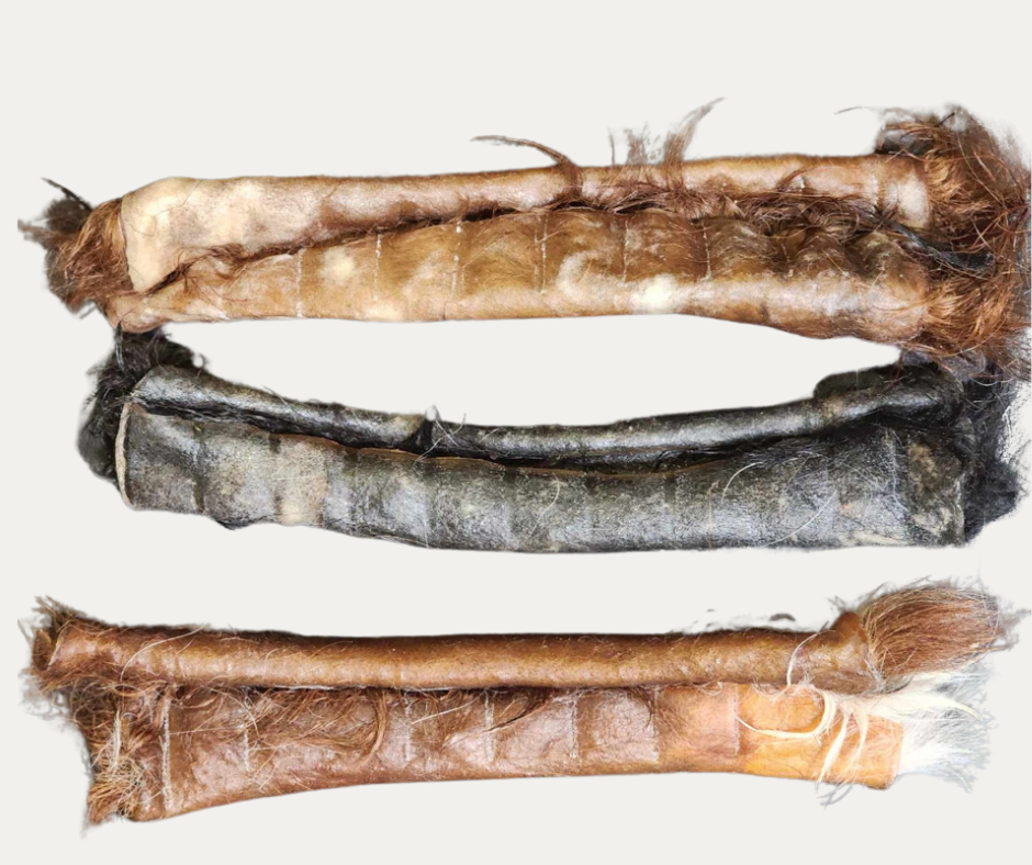 Cowhide dog chews clearance