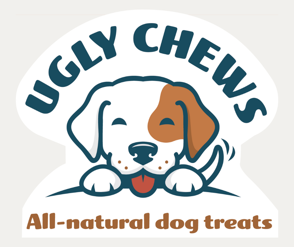 Ugly Chews all natural dog treats logo sticker